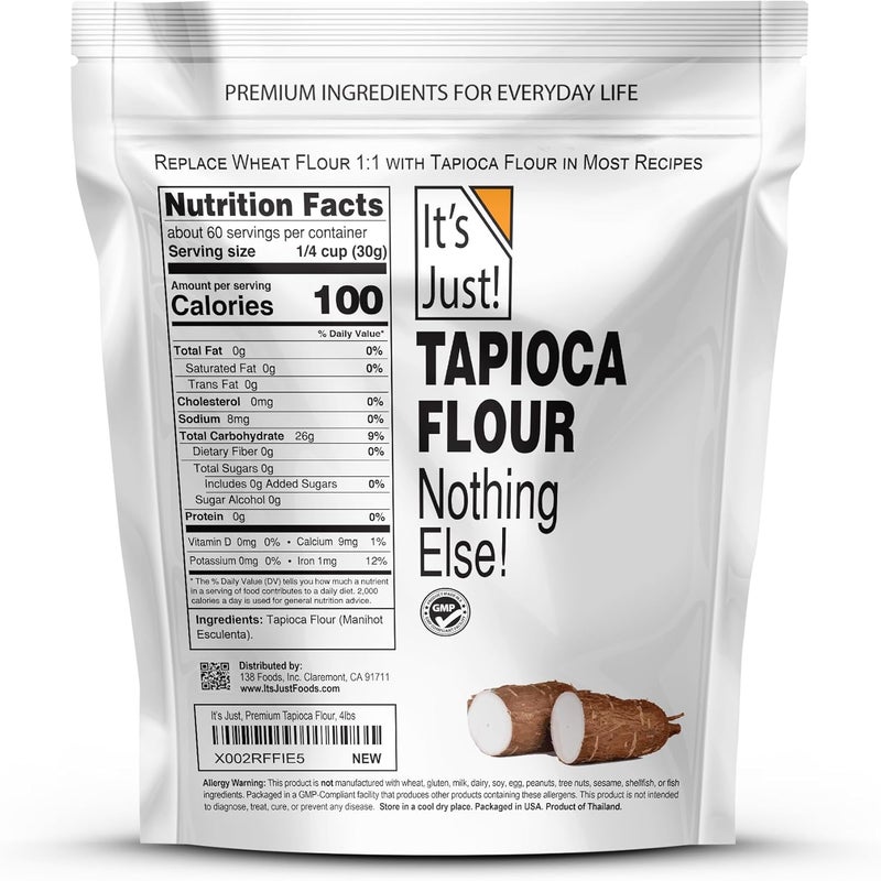 It's Just! Tapioca Flour - 4lbs - Image 2
